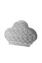 Metal Napkin Holder Decorative Tabletop Luxury Carved Silver - 3