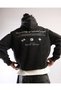 Unisex Anthracite Washed Fabric Casual Fit Hooded Sweatshirt with Kangaroo Pocket