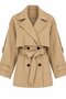 Camel Cashmere Trench Coat - 9669 - 2
