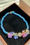Premium Floral Acrylic Tube Bead Necklace (Vip Series) - 4