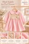Baby Girl Dress - Floral Detailed Lace Collar Muslin Dress 6 9 12 18 Months - 6