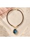 Noctira Iridescent Pendant Necklace