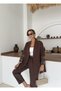 Women's Gabardine Fabric with Bead Embroidery on the Back of the Sleeves - 4