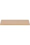 Superior Quality Wall Mounted Rectangular Wooden Shelf Natural 15480