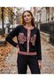 Women's Floral Motif Embossed Embroidery Detailed Buttoned Knitwear Cardigan - 4