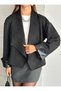 Women's Suede Asymmetrical Cut Leather Jacket with Cuff Detail in 5 Colors