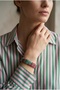 Natural Stone Rectangular Cut Flexible Bracelet - 3