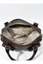 Stylish Women's Shoulder Bag with Faux Leather Texture, Logo and Stripes - 2