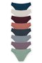 Women's Daily Cotton Heart Rubber Slip Panties 8 Pack