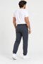 Men's Smoked 3-Thread Sweatpants with Soft Textured Cotton and Elastic Cuffs - 4
