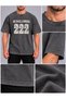 Men's Washable 222 Printed Design Oversize T-Shirt - 3