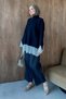 Zerafet Lace Tunic Navy Blue - 2
