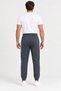 Men's Smoked 3-Thread Sweatpants with Soft Textured Cotton and Elastic Cuffs - 5