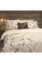 Maya Flannel Duvet Cover Set Single 1Y D, Cream