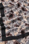 Black Ink Pattern Kraş Shawl - 3