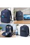 Navy Blue Laptop Backpack, Notebook Bag with Computer Protective Interior Compartment, Organizer Pocket and Us - 4