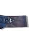 Women's Double-Tone Brown Tasseled Leather Belt - Asymmetrical Design Casual Belt with Buckle - Standard B - 4