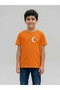 Children's Moon and Star Printed T-Shirt - 100% Cotton Crew Neck T-Shirt for Boys and Girls - 2