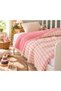 100% Cotton 4 Layer Muslin Baby Blanket Double Sided Pink 100X120 cm - 2