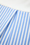 Striped Back Pleated Regular Short Sleeve T-Shirt - 7