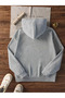 Women's Otter Pattern Oversize Hoodie Minimal Dtf Printed Hooded Sweatshirt - 5