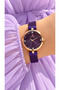 Purple Color Wicked Steel Cord-Mot Dial-Women's Watch-In Stylish Box - 3