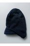 Hanging Hat with Fleece Inside, Hip Hop Style, Slouchy, with Bowknot Detail, Unisex - 2