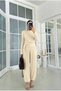 Women's Crew Neck Long Sleeve Two-Piece Combination Set