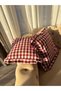2-Piece Bordo Linen Cloth Cover (45X45Cm) - 7