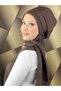 Tesettür Black Crystal Stone Daily Wear Beanie Hat - 4