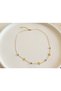 Bird and Eye Evil Eye Beaded Steel Necklace - 2