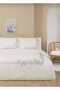 Levanda Double Sheet Elastic Ranforje Duvet Cover Set - 4