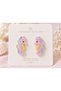 Pastel Seahorse Stud Earrings