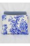 MacBook Neo & 12-13-Inch Compact Laptop and Tablet-Compatible Toile de Jouy padded case (31x24 cm)