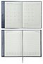 Charm-2027 Year Daily Agenda A5 - Changeable Interior and Charm. Gold-Plated Edge.-Dark Blue - 4