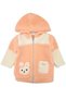Baby Girl 9-12-18 Months Winter Welsoft Hooded Lamb Cardigan, Fleece Jacket, Plush - 2