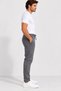 Men's Jogger Striped Trousers with Front Pockets, Zipper and Buttoned Back Pockets, Regular Fit - 3