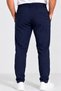 Men's Jogger Striped Trousers with Front Pockets, Zipper and Buttoned Back Pockets, Regular Fit - 4