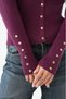 Sweater cardigan with snaps - 4