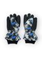 Boys' Ski Gloves (Ages 4-8) Winter Snow Gloves |   Thick Plush Fur Inside |   Water and Wind Resistant Football Patterned Gloves - 5