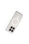 Xiaomi mi 17t combo hard transparent magsafe cover - transparent - 4