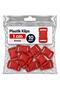 Paracord Accessory Paracord Bracelet Plastic Clip 1 cm Red * 10 Pcs
