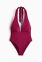 High Leg Halterneck swimsuit - 5