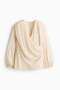 Crinkled wrap blouse - 5