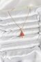 316L Steel Chain Gold Color Red Pine Tree Model Christmas Themed Women's Necklace - 2