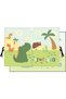 Magnetic Car Window Shade for Baby and Kids,Double-Layer Side Window Sun Shades with Dinosaur Patterns,UV and Heat,68x50cm