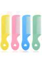 4 Pcs Baby Comb Set,Gentle Wide Tooth Hair Combs for Newborns and Toddlers,Sensitive Scalp Care Styling Brushes