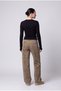 Long Sleeve Fingerless Basic Badi with Crew Neck - 4