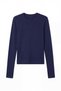 Long Sleeve Fingerless Basic Badi with Crew Neck