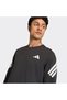 Adi365 Iconic Running Black - White Men's Long Sleeve T-Shirt Ke6831 - 5